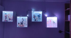 cubículos de pared modificados para figuras